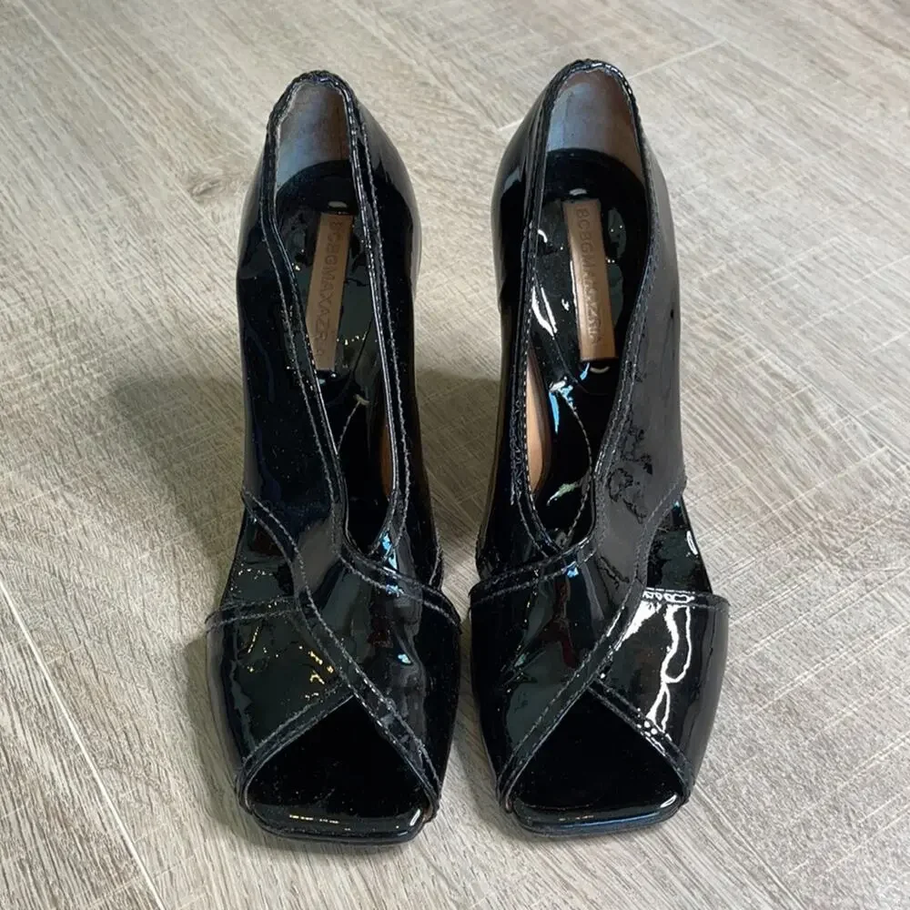 BCBGMaxAzria black patent